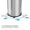 Hls Commercial 16 gal Round Indoor Metal Can, Silver, Open Top, Stainless Steel, 14 in HLS16STRM - alternate 6